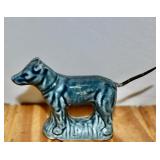 Wade Pottery (?) Dog with Metal Spring Tail