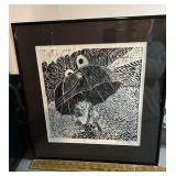 Sammy Hiding 1/5 Ruth  Giovannith 2/98 framed