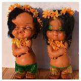 Vintage Hawaiian Hula Dolls. 1960