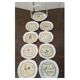 9pc Ardalt Japan "Sampler" coaster set