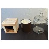 MCM Ice Bucket & 2 Gal Beverage Dispenser