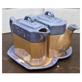 3pc Japan lusterware teapot set