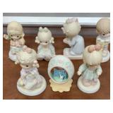 7 Precious Moments Figurines