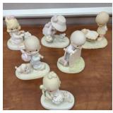 6 Precious Moments Figurines