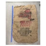 Ward & Vanscoy feed sack- Candor NY