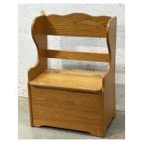 Lift-Top Blanket Box (oak) 26/17/36