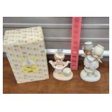 2 Precious Moments Figurines Larger 1 Box
