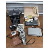 Cameras, recording and flashes - Kodak, polaroid,