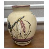 Betty Selby Native American vase hand painted