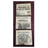 9/11, 12, 13 & 14 Press & Sun Bulletin Newspapers