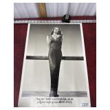 Vintage IBM Rita Hayworth photo poster ad