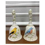 Pair lefton bird bells