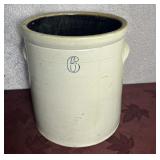 Antique 6 Gal Stoneware Crock