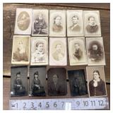 Cabinet cards, tin type photos- Waverly, Elmira