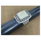 .925 Signed Ring Multi Stones And Beautiful