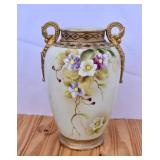 Antique Nippon Porcelain Large Vase