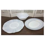 3pcs - American Sweetheart Monax Opalescent Plate