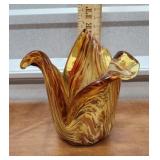 Murano style vase/ candle holder