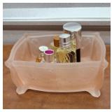 Powder dish with perfumes