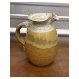 Studio pottery pitcher