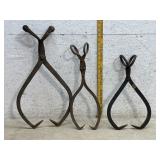 3 Sets of Ice Tongs