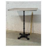 Cast Iron Base Bistro Table 36/24/32