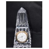Waterford Crystal Desk Clock
