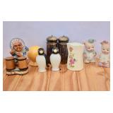 Lot of Vintage-MCM Salt & Pepper Sets. (one