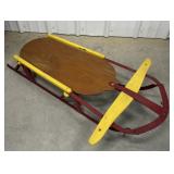 Vintage snow sled