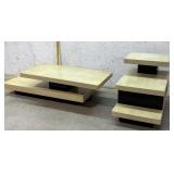 2 Piece Mid-Century Coffee Table/ End Table Set