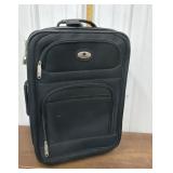 Leisure suitcase- on wheels, w/ lock & key