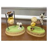 2 Hallmark Peanuts Gallery figures ï¿½ Happiness is