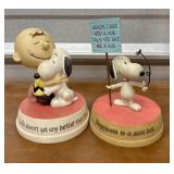 2 Hallmark Peanuts Gallery figures ï¿½life doesnï¿½t