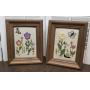 2 pcs Handmade Crewel Embroidered wall art