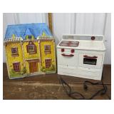 1960s Ideal Toy Corp Vinyl Castle Case w/