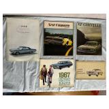 1960ï¿½s Chevrolet Chevy Car Dealer Brochures