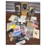 Calendar boards, greeting cards, misc. ephemera