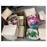 Boxes 8ft MCM Plastic Bead Curtains Approx. Dozen