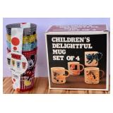 New Kids Mugs. Disney & Animals (vintage)