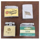 4 Lighters incl Zippo