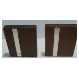 Mid Century Jostens Executive Gift Solid Walnut