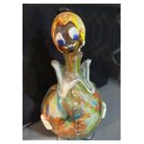 Vintage 15ï¿½ Italian Murano Glass Clown Decanter