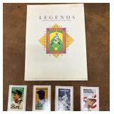Legends Baseball Scrapbook and Stamp Album