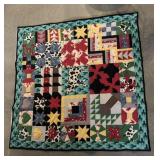 Cow themed lap quilt