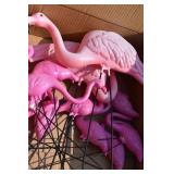 Box of Pink Yard Flamingos
