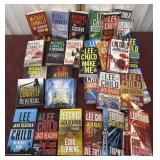Lee Child and Michael Connelly book collection