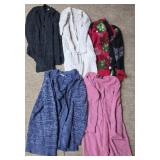 5 cardigan sweaters - mostly size L-2XL