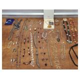 Costume jewelry necklaces etc