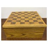 Oak/Walnut Game box with plenty of storage