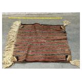 Small Southwest Rug 32/32- needs cleaning